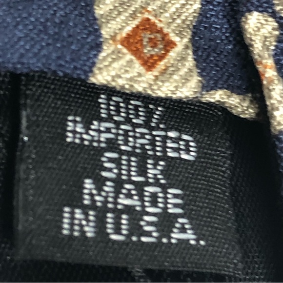 Vintage 80s Guess Multicolored Print Silk Tie - Picture 15 of 15